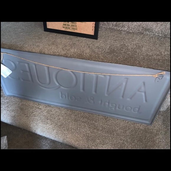 Metal antiques sign - Picture 2 of 3